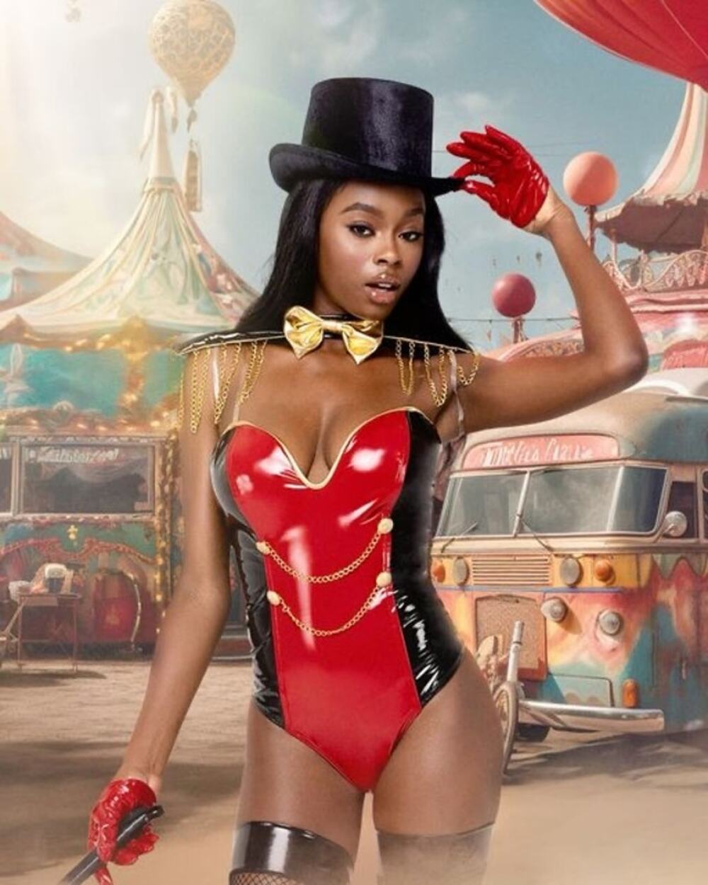 NEW Roma Star Studded Ringleader Circus Lion Tamer Costume Size Small